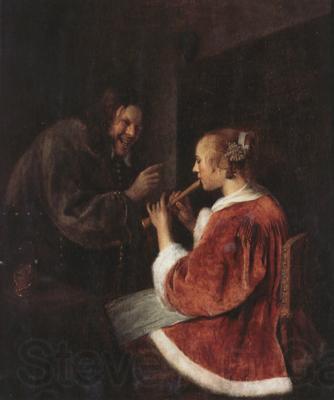Jan Vermeer The Music Lesson  (mk30) Norge oil painting art